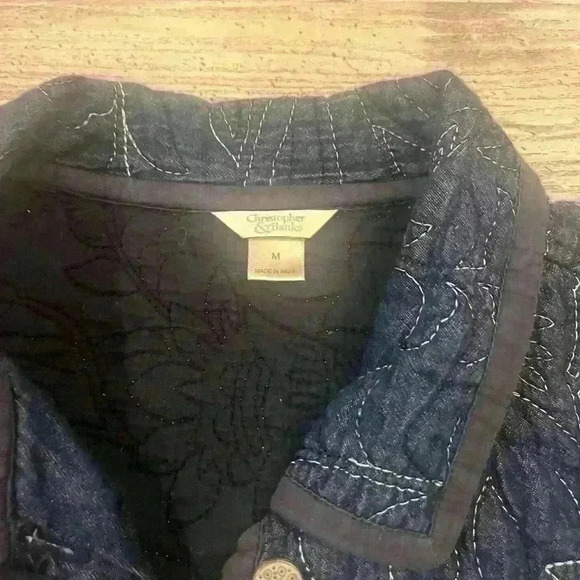 Christopher & Banks quilted vest- size medium - Picture 3 of 4